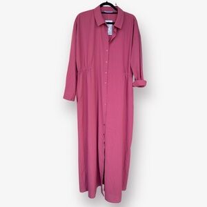 Tavin Button Down Maxi Dress Size 14/XL
